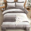 Chocolate Full Size Comforter Set 3-Piece Lightweight Stripe 3