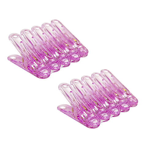Acrylic Quilting Clips Transparent Fixed 12pcs