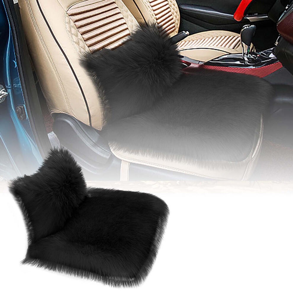 Sheepskin Car Seat Cover Long Wool Universal Fit 9023022121981