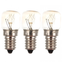Ampoule de four E14 15W halogène résistante à la chaleur (lot de 3)