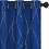 Blackout Curtains Royal Blue Wave Dot Silver Print 38x90 1