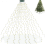 Warm White Christmas Tree Lights 280 LED 6.6FT 16 Modes 1