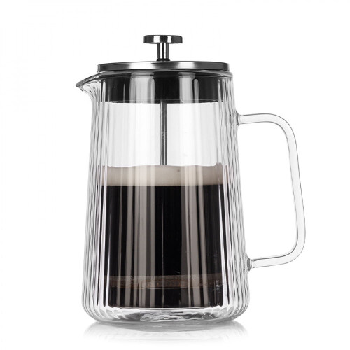 Καφετιέρα French Press 34oz με διπλό τοίχωμα και γυαλί