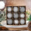 Shatterproof Sequin Lace Christmas Ornaments Silver 3.1 4