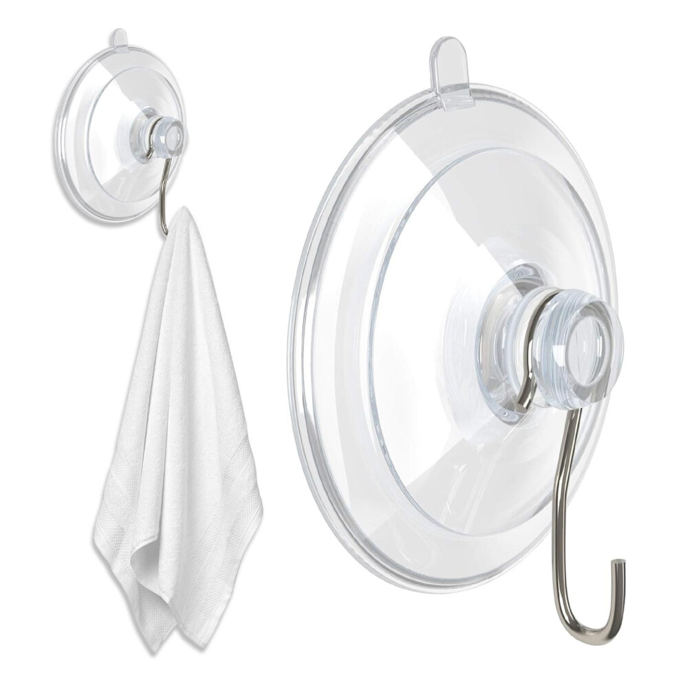 Clear Pvc Suction Cup Hook 1.77 Inch 1 Pack 959110367087