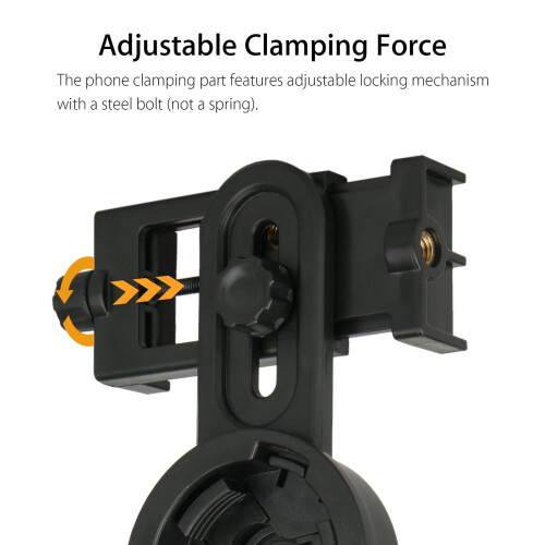 Binocular Phone Adapter Clip Black 2