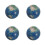 4Stk Mini Spielzeug Earth Pattern Lehrmittel Mehrfarbig 6