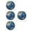 4Stk Mini Spielzeug Earth Pattern Lehrmittel Mehrfarbig 9