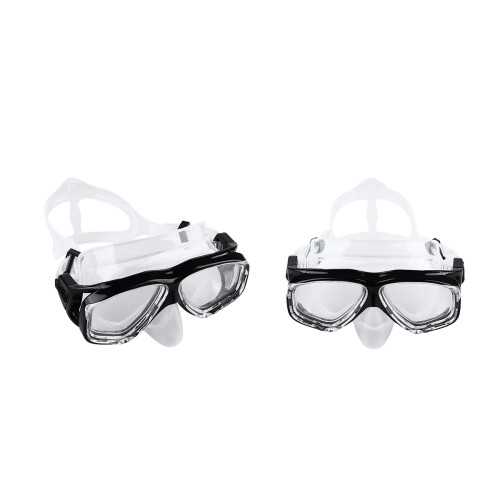 2Stk Schwimm- Und Tauchmaske in Mit Temperglas 1