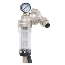 Whole House Central Filter 360 Degree Universal Rotating Valve Filter Reusable Sediment Water Filter 1-Inch Hot Melt