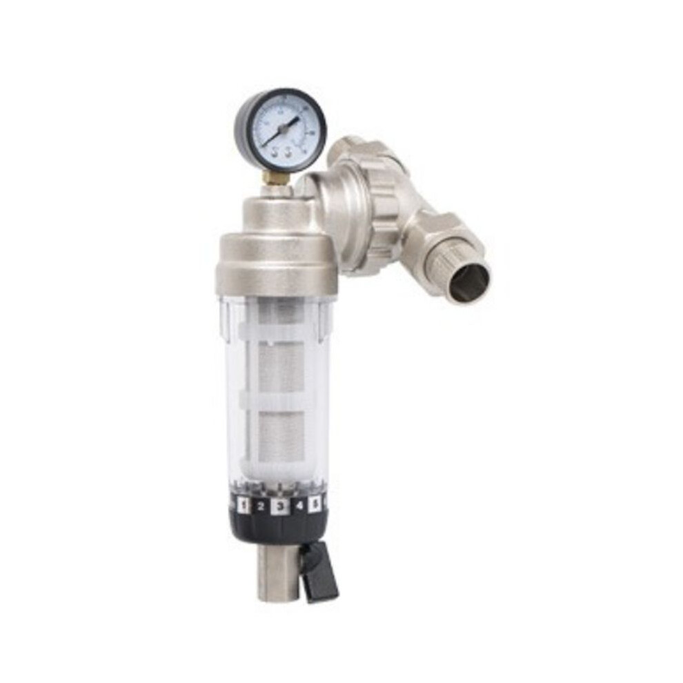 Whole House Central Filter 360 Degree Universal Rotating Valve Filter Reusable Sediment Water Filter 1-Inch Hot Melt 6031379198023
