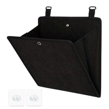 RV Shoe Storage, Foldable Wall Mounted Shoe Rack Organizer,Self-Adhesive Rv Shoe Holder for Travel Storage Black