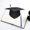 Adjustable Blue Graduation Cap for College with Tassel Academic 10
