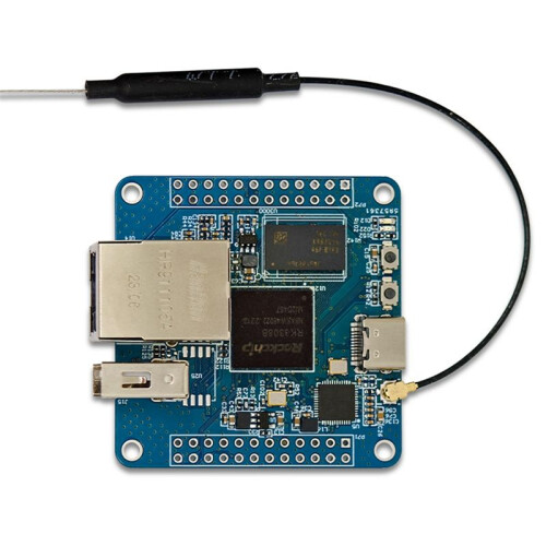RK3308B CPU Development Board Quad-Core ARM Cortex-A35CPU Onboard DDR3-2Gbit Supports WIFI ETH IoT Development Board