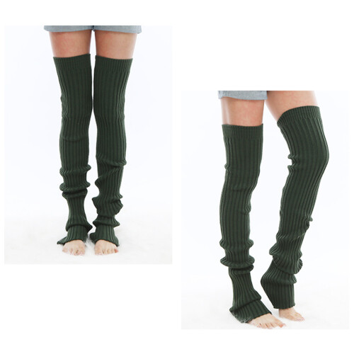 Grüne Leg Warmers , Ideal Für Sport 1