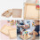 Sorteerbakjes van hout, kaki, 5 stuks, 4,83 x 4,83 x 0,59 inch 5