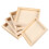 Sorteerbakjes van hout, kaki, 5 stuks, 4,83 x 4,83 x 0,59 inch 2