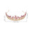 Hoofdband met strass-rozen voor dames 2