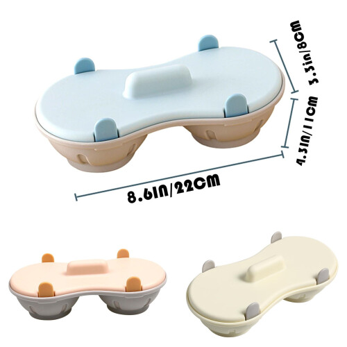 Microwave Double Egg Poacher with Detachable Basket and Lid 1