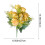 Bouquet di rose artificiali Austin in seta, 7 pezzi 2