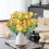 Bouquet di rose artificiali Austin in seta, 7 pezzi 6