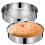 Rundes Edelstahl-Kuchenform-Set, 2er-Pack 4
