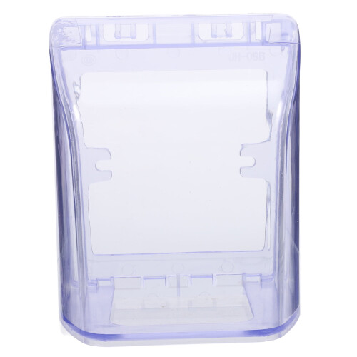 Transparent Socket Protector for Bathroom with Reliable Waterproof Performance Easy Installation on