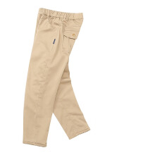 Boys School Uniform Pants, Khaki, 11-12Y – Stretch, Thickened, Elastic Waist, Wide Leg, Pockets, Compatible with Outdoor Activities