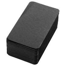 Mini cartes de vœux vierges en papier pour loisirs créatifs (100 pièces)