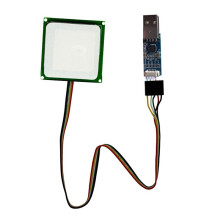 Módulo Leitor RFID UHF TTL YRM100 com Interface ESP32 e Antena RFID Integrada 35x40mm