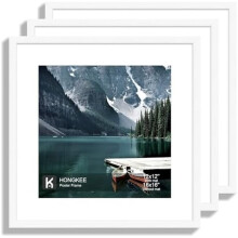 Square Frame Set White 16x16 3-Pack