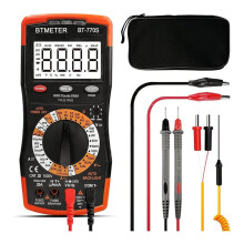 BTMETER BT-770S Multimeter Manual Ranging Electric Meter, for AC  Volt Amp Ohm Capacitance Frequency with Continuity Tester