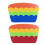 2pcs Card Holders for Playing Cards Hands-Free Playing Cards Holder with Snap Button Stand 3 Layers Stackable Storage 1