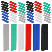 180 Calzas de Plástico para Nivelación, Calzas Compuestas, Calzas Planas para Muebles, Grosores de 3/64, 5/64, 1/8, 5/32, 13/64 y 15/64 Pulgadas.