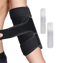 Elleboogbrace voor Ondersteuning van de Cubitaaltunnel en Ulnaire Zenuw - Verstelbare Nachtspalk voor Tenniselleboog, Tendinitis en Zenuwpijn