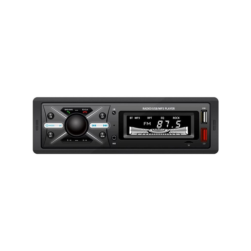 Car Radio 1Din Stereo Multimedia Mp3 Player Digital Fm Audio Music Colorful Rgb With Usb In Dash Aux Light 6031577631674