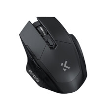 Wireless and Bluetooth Dual Mode Mouse with 1600 DPI, Type-C Fast Charging, Silent Click for Office and Gaming Use
