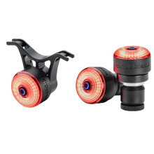 ROCKBROS Bike Handlebar End Lights IPX6 Waterproof Rear Light with Intelligent Brake Sensor for Safe Night Riding