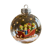 Décoration de Noël grenouille en acrylique 7,6 cm