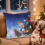 Coussin de Noël LED avec mode lumière clignotante/fixe 1