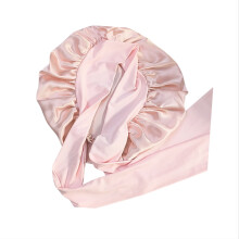Schlafmütze aus 100 % seide für Damen Rubber pink