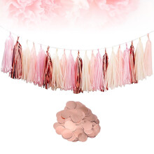 Set di decorazioni con bandierine colorate e coriandoli (10 g)