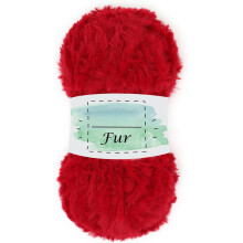 100% Polyester Soft Super Chunky Fluffy Faux Fur Knitting and Crocheting Yarn 3.52 oz (100gr) 71 yds (65 m)