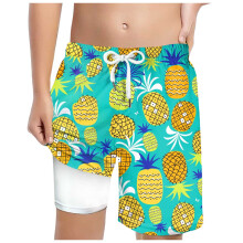 Kids Swim Trunks for Boys & Girls, Mint Green, Size 6T/7T, Unisex Beachwear – Compatible with Pool & Beach