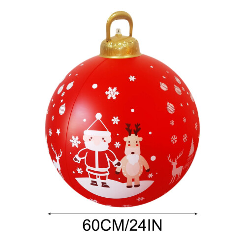 Υπερμεγέθη χριστουγεννιάτικα στολίδια 60cm φουσκωτά Χριστούγεννα με φουσκωτή 1