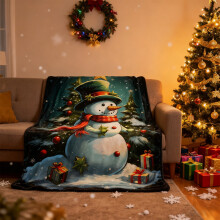 Kerstdeken van fleece, 28x40 inch