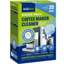 Coffee Machine Cleaner & Descaler Tablets (20ct) – Compatible with Nespresso, Keurig, Ninja, Breville & drip makers