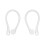 Ohrhalter für Airpods Weiß 1