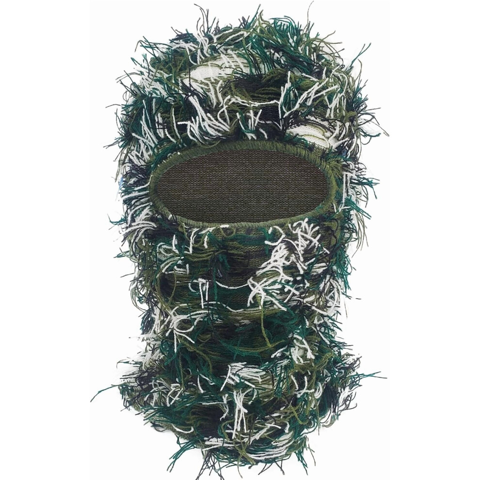 Distressed Balaclava Ski Mask, Knitted Full Face Mask For Men/Women 9557311384486