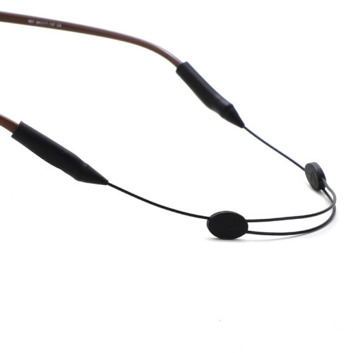 Eyeglass Straps Adjustable Anti-Slip Black 35 cm